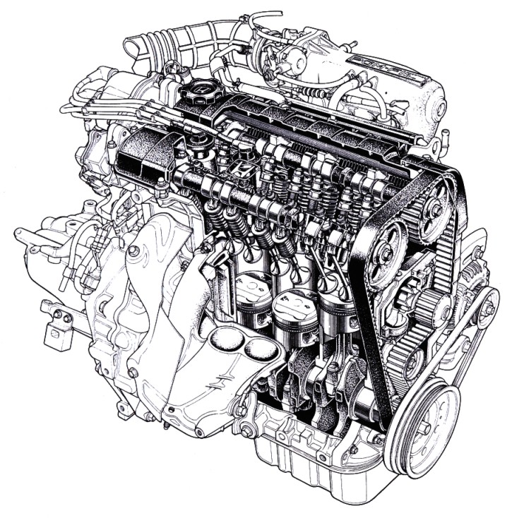 Honda D16A8-Motor - (c) Honda, Deutschland